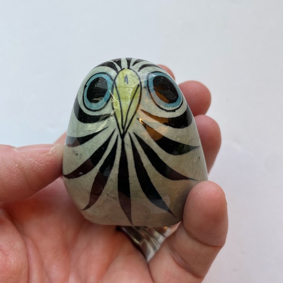 Vintage Tonala Mexico birds. Lot of two - Picture 6 of 9